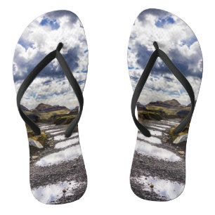 Rainy Day In Torres Del Paine NP Flip Flops