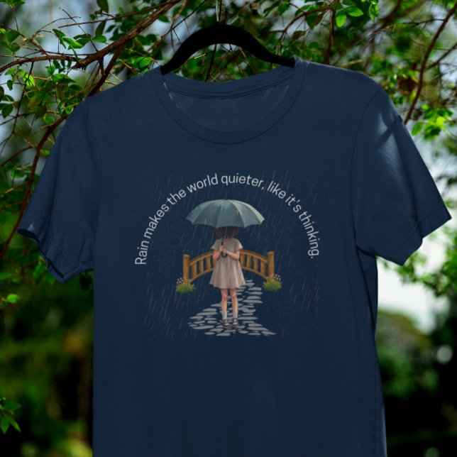 Rainy Day Little Girl T-Shirt (Creator Uploaded)