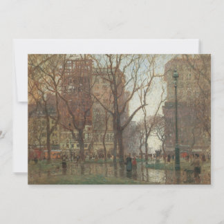 Rainy Day, Madison Square, New York, Paul Cornoyer