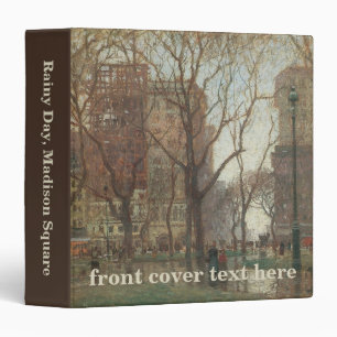 Rainy Day, Madison Square, New York, Paul Cornoyer Binder