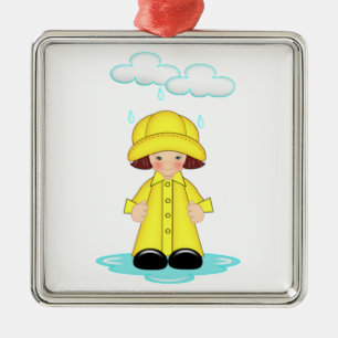Rainy Day Metal Ornament