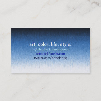 Rainy Day Ombre Custom Business Card