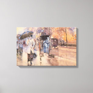 Rainy Day on Fifth Avenue (New York City) Canvas Print