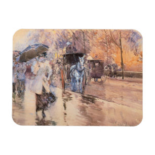 Rainy Day on Fifth Avenue (New York City) Magnet