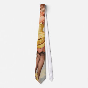 Rainy Day Pin-Up Girl Tie