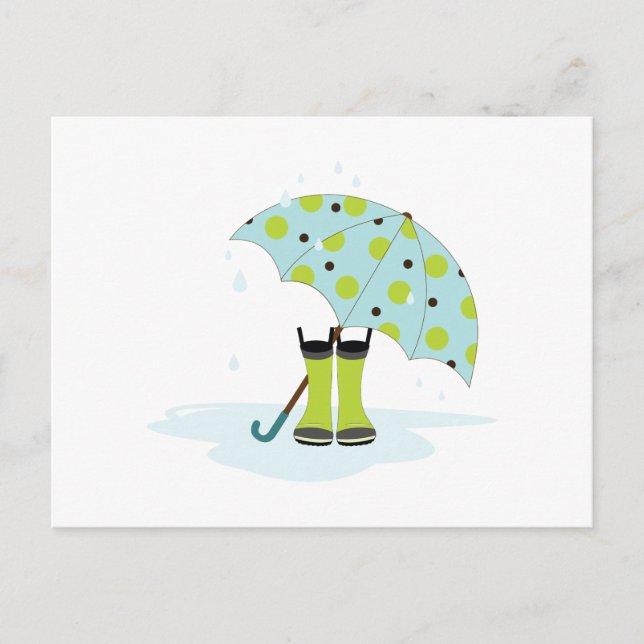Rainy Day Postcard (Front)