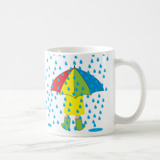 rainy day, Rainy Days go well with Hot Chocolate! Coffee Mug