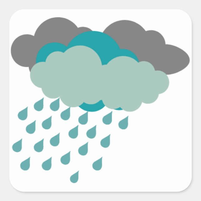 Rainy Day Weather Tracker Sticker sheet (Front)