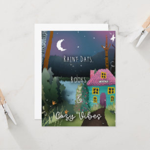 Rainy Days, Books and Cozy Vibes Invitation