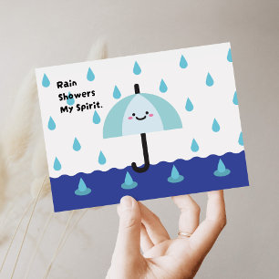 Rainy Days, carte postale Spirits brillants