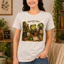 Rainy Days Cozy Days Frog Reading Book Long Sleeve