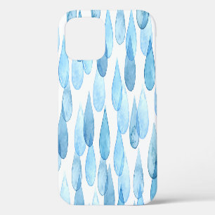 Rainy Days: Watercolor Pattern Vintage iPhone 12 Case