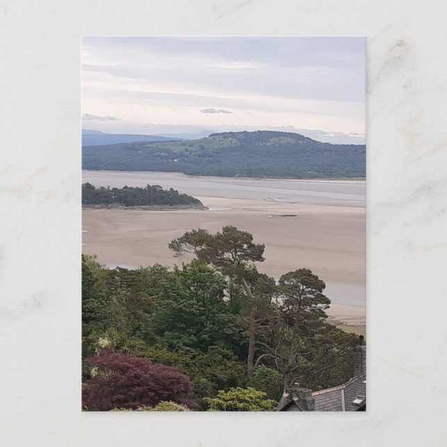 Rainy Morecambe Bay Postcard (Front)