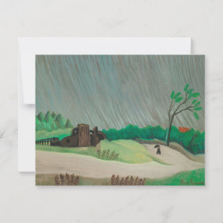 Rainy Morning Henri Rousseau, Vintage Fine Art