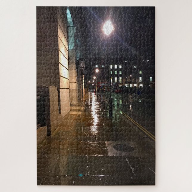 Rainy Morning in Holborn, London, England UK Jigsaw Puzzle (Vertical)