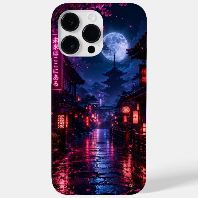 Rainy Night in Japan Cell Phone Case (Back)