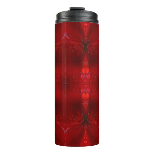 Rainy Red Dianthus 5 Thermal Tumbler