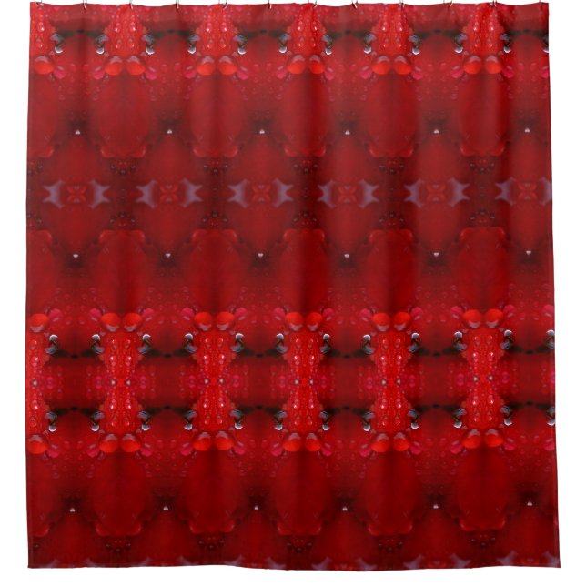 Rainy Red Dianthus Ikat Also (Front)