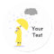 Rainy School Day Sticker