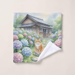 Rainy Season Serenity: Traditional Minka  Wash Cloth