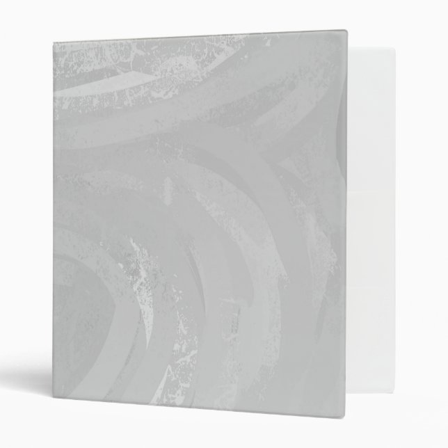 Rainy Sky Grey Swirl Binder (Front/Inside)