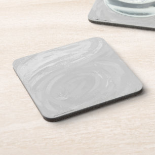 Rainy Sky Grey Swirl Coaster