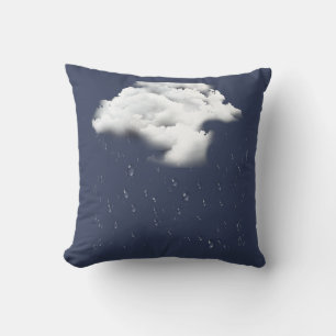 Rainy Throw Pillow