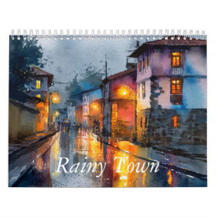 Rainy Town Calendar