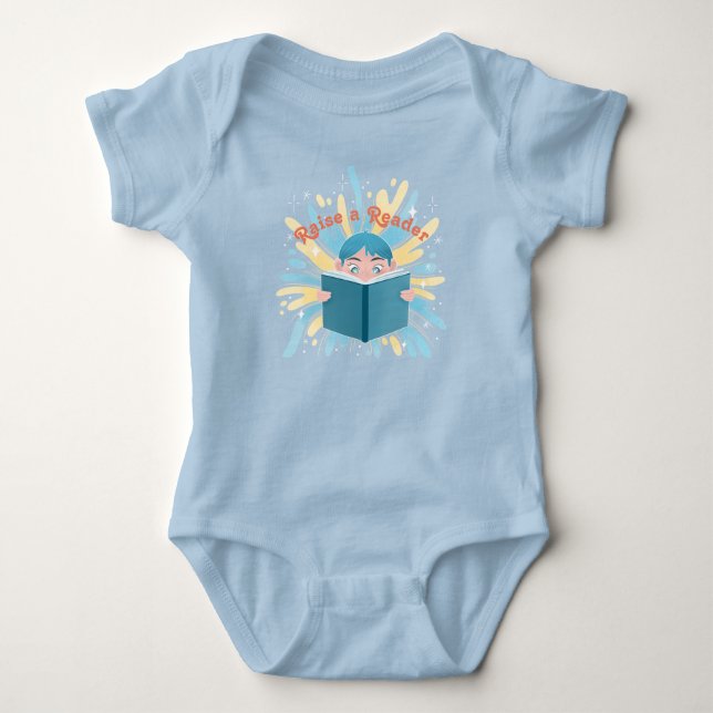 Raise a Reader Baby Bodysuit (Front)