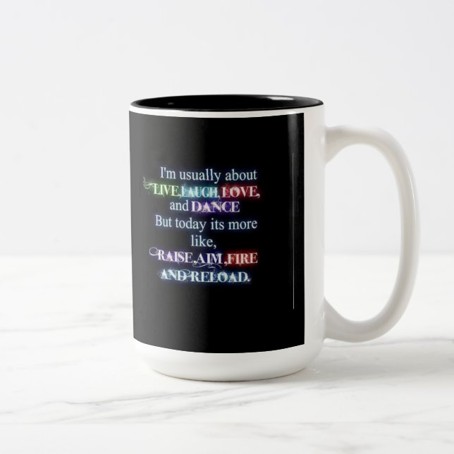 "Raise Aim Fire Reload" Mug (Right)
