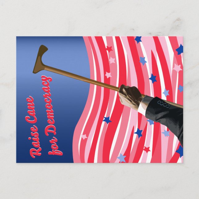 Raise Cane Democracy Postcard (Front)
