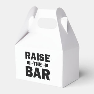 Raise The Bar Favor Box