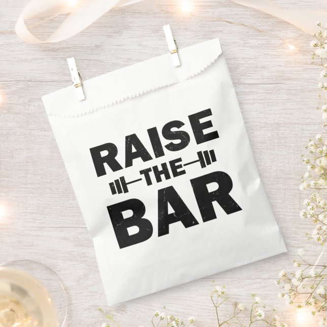 Raise The Bar Favour Bag (Clipped)