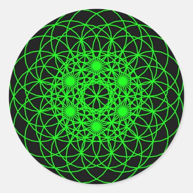 Raise The Chakra "Love" Classic Round Sticker (Front)