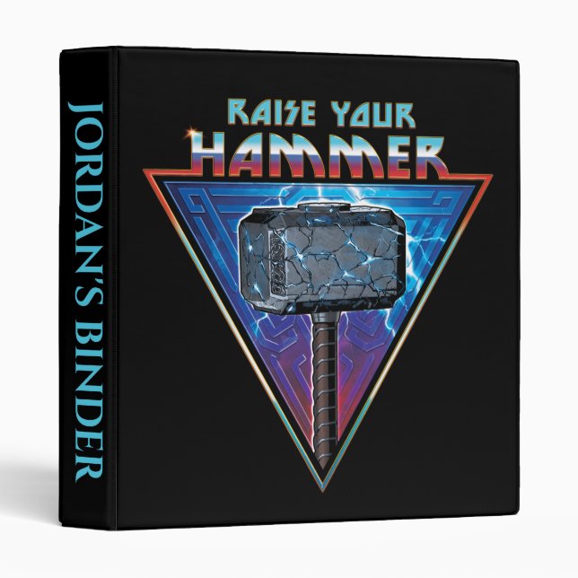 Raise Your Hammer - Mjölnir Graphic Binder (Front/Spine)