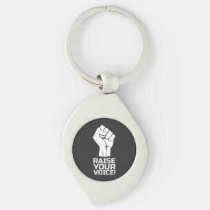 Raise Your Voice 1 W Keychain