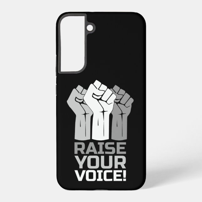 Raise Your Voice 3 W Samsung Galaxy S22+ Case (Back)