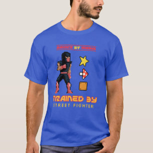 Raised By Mario, Trained By Street Fighter T-Shirt