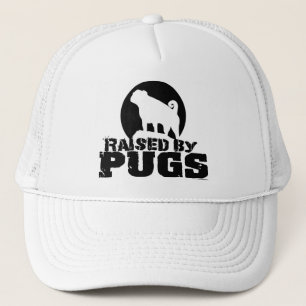 RAISED BY PUGS Hat