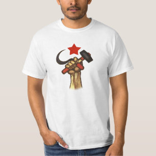 Raised Fist Hammer and Sickle shirt