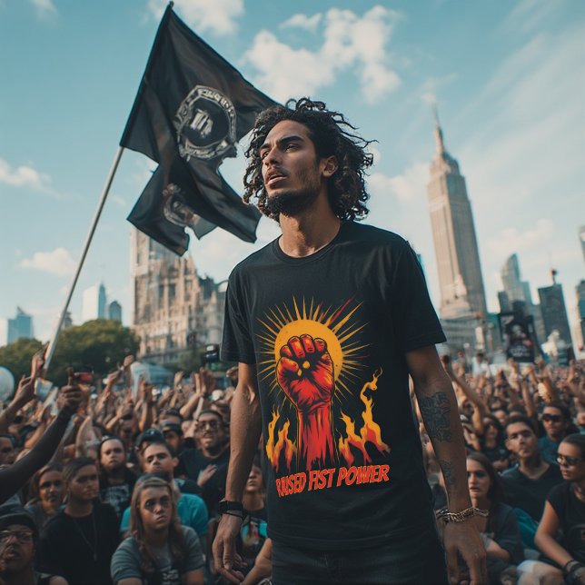 Raised Fist Power Activism Symbol,Protest Equality T-Shirt (Creator Uploaded)