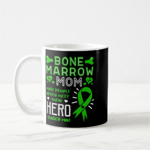 Raised Hero Bone Marrow Donator Transplant Organ Coffee Mug