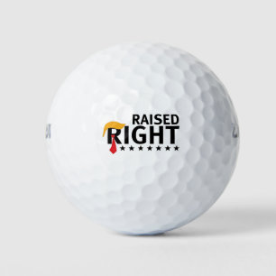 Raised Right Proud Maga Trump inauguration Day Golf Balls