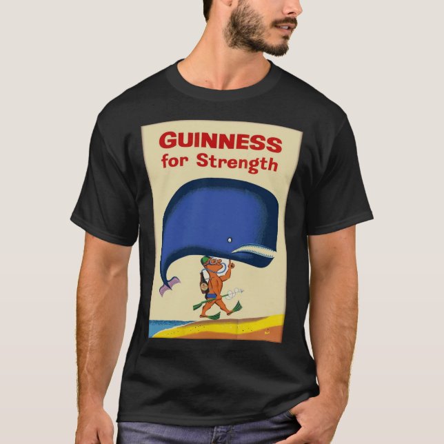 Raised The Whale While Drinking Guinness   T-Shirt (Front)