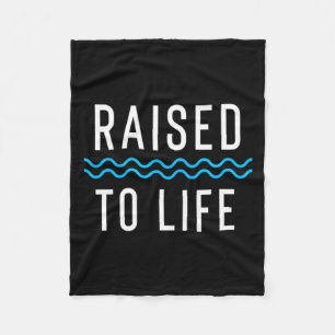 Raised To Life New Christian Baptism 1 _1  Fleece Blanket