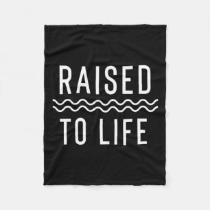 Raised To Life New Christian Baptism _1  Fleece Blanket