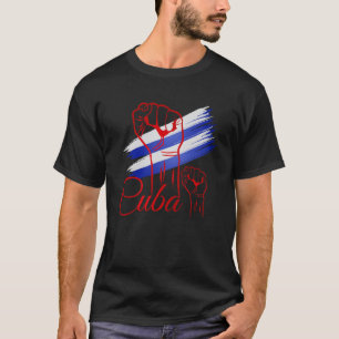 Raised with Cuban Roots Cuba Pride T-Shirt