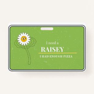 Raisey badge