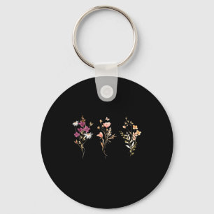 Raising A Wildflower And Wildflower  Keychain