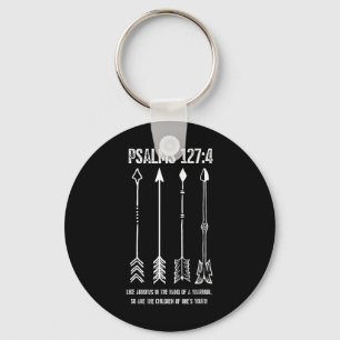 Raising Arrows Psalm 127;4 Mothers Day Christian B Keychain